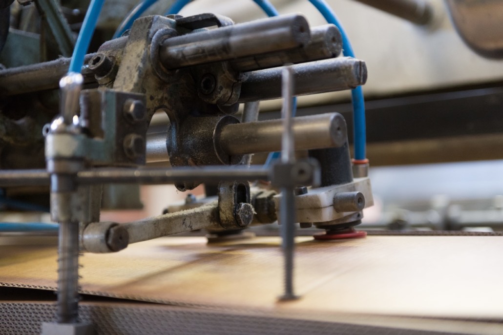 Macchinario fustellatura